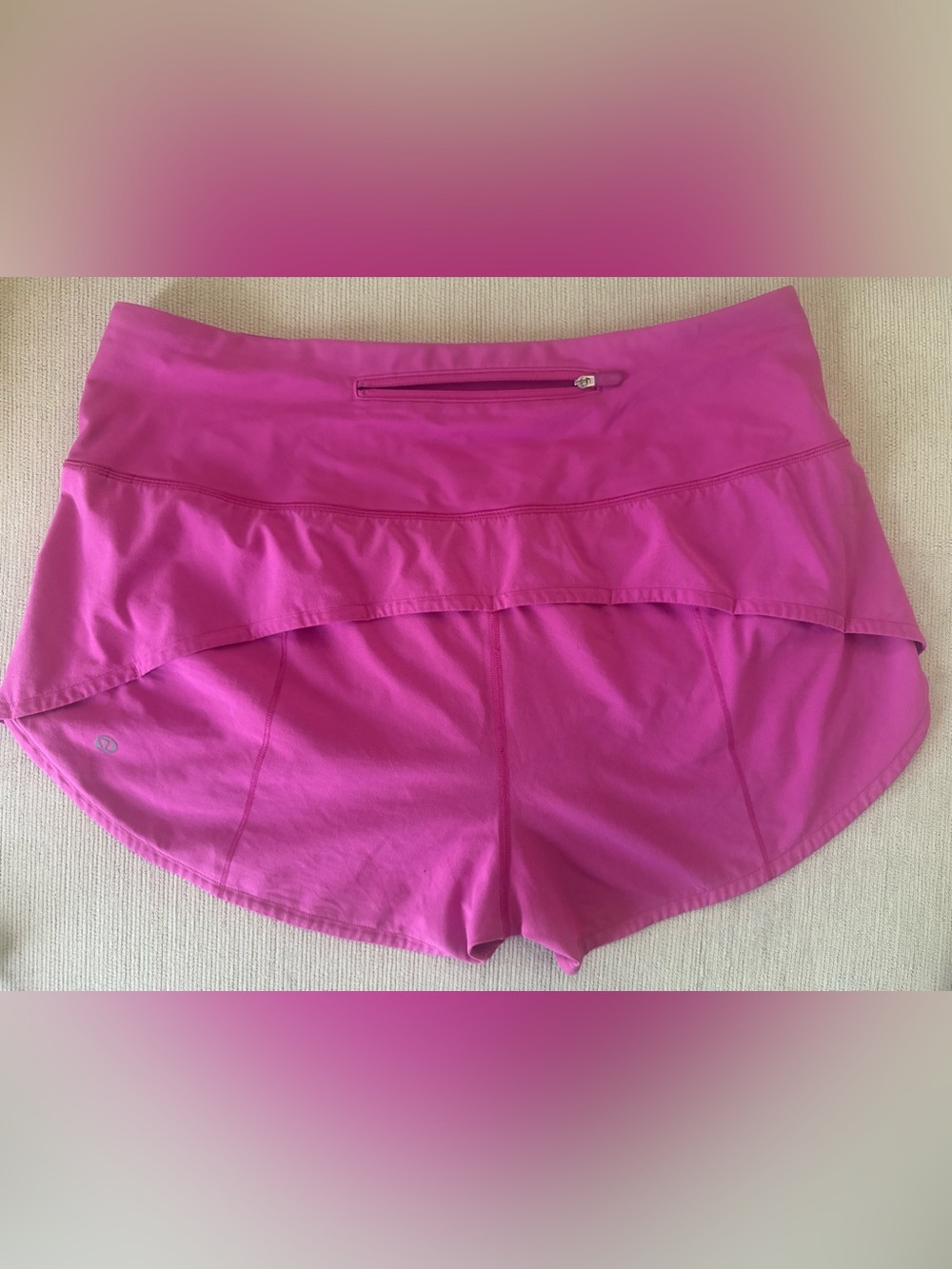 Lululemon Speed Up High Rise 2.5” Lined Running Shorts Pink Size 10